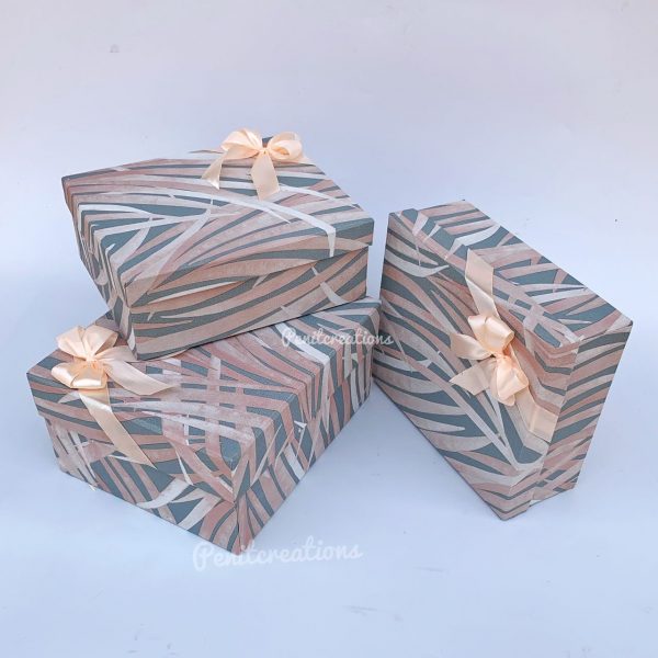 Square Gift Box( 3 set)