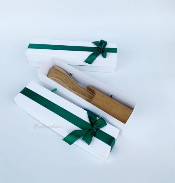 Wooden spoon box