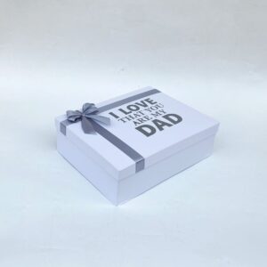 White rectangular box