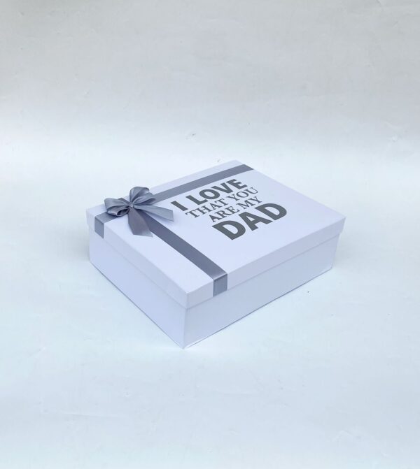 White rectangular box