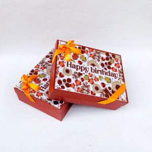 Happy birthday gift box